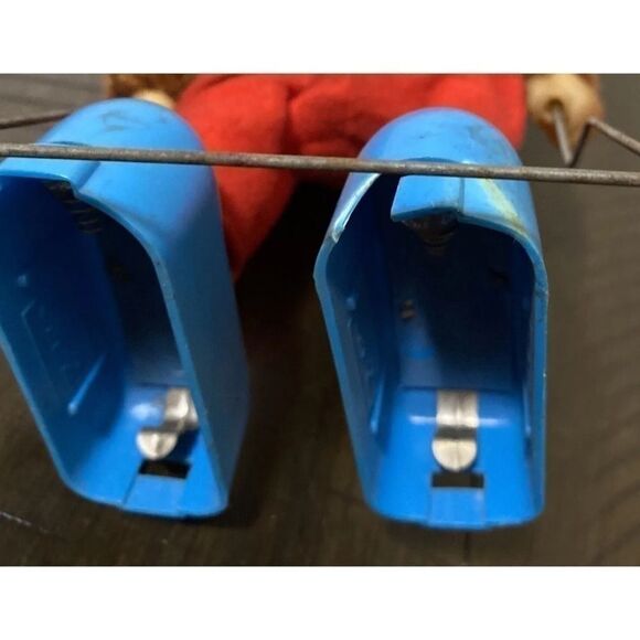 Tin Toy Vintage 1960s Japan TN Nomura Battery Operated Jump Rope Monkey Toy​ - Picture 8 of 8